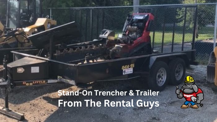 Stand-On Trencher - The Rental Guys 4300 27th Street Moline, IL 61265 (309) 517-6458