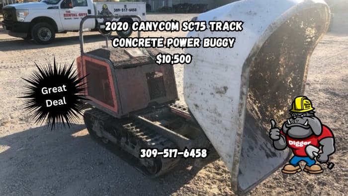 Concrete Buggy 2020 Canycom SC75 Track Concrete Power Buggy