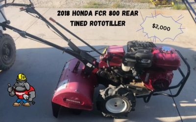 2018 Honda FCR 800 Rear Tined Rototiller