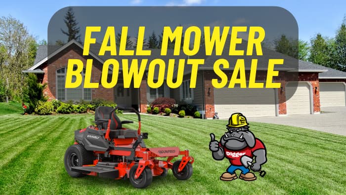 FALL MOWER BLOWOUT SALE FALL MOWER BLOWOUT SALE