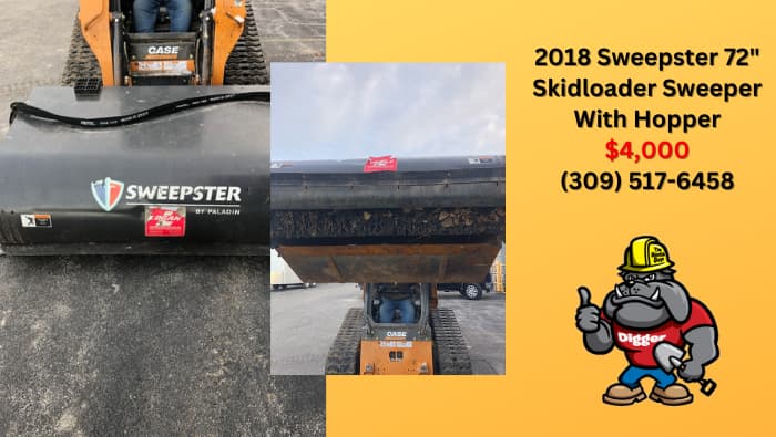 2018 Sweepster 72" Skidloader Sweeper