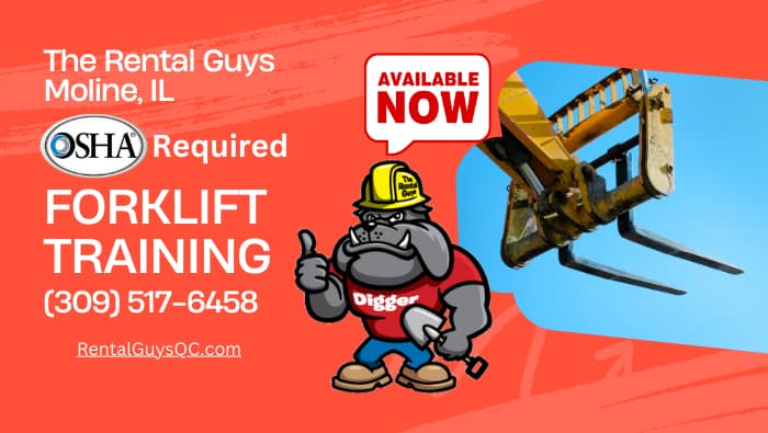 FORKLIFT TRAINING The Rental Guys Moline IL Forklift Training