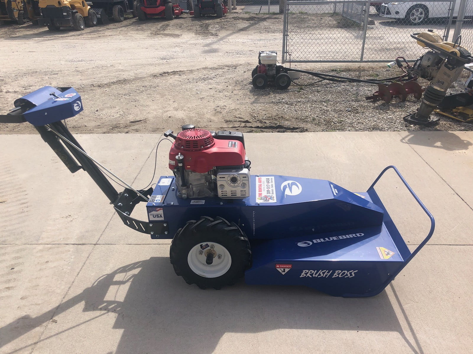 The Rental Guys Moline IL Quad Cities Rental Experts Bluebird Self Propelled Brush Cutter