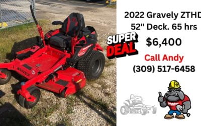 For Sale: 2022 Gravely ZTHD 52″ Riding Mower – Like New!