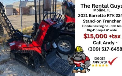 2021 Barretto RTK 2348 Trencher