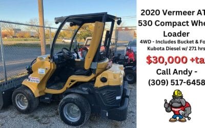 For Sale: 2020 Vermeer ATX 530 Compact Wheel Loader – $30,000 + Tax