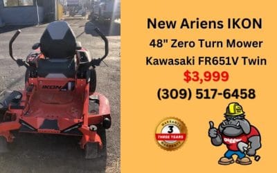 New Ariens IKON 48″ Zero Turn Mower – Kawasaki Engine & 3-Year Warranty