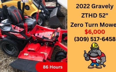 For Sale: 2022 Gravely ZTHD 52″ Zero Turn Mower – Excellent Condition!