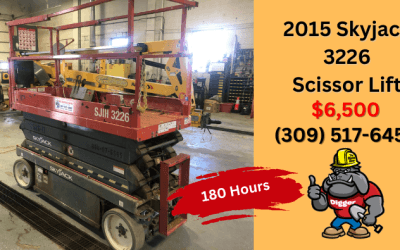For Sale: 2015 Skyjack SJIII 3226 Scissor Lift – 180 Hours, Great Condition!