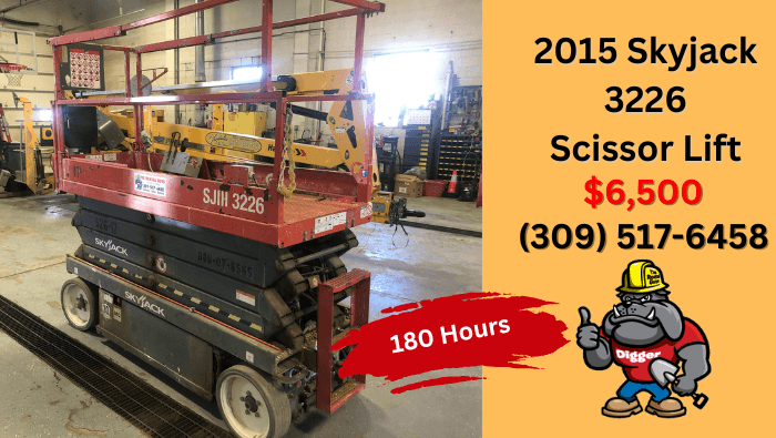 Skyjack SJIII 3226 scissor lift for sale
