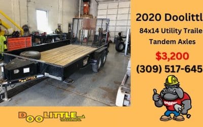 For Sale: 2020 Doolittle 84×14 Utility Trailer β $3,200