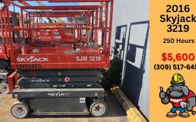 2016 SkyJack SJIII 3219 Scissor Lift β 250 Hours β $5,600