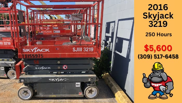 2016 SkyJack SJIII 3219 scissor lift for sale