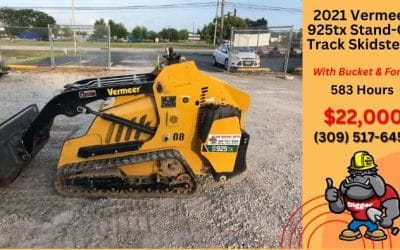 2021 Vermeer S925TX Stand-On Track Skidsteer for Sale – Only 583 Hours!