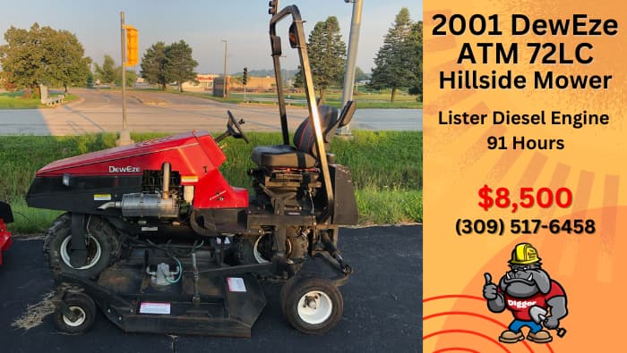 2001 DewEze ATM 72LC Hillside Mower for Sale