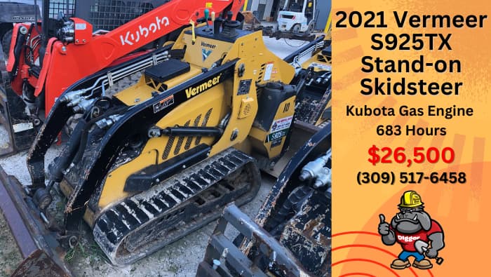 2021 Vermeer S925TX Stand-On Skid Loader for Sale