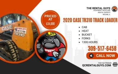 2020 Case TR310 Track Loader w/ Cab & Heat – $34,000