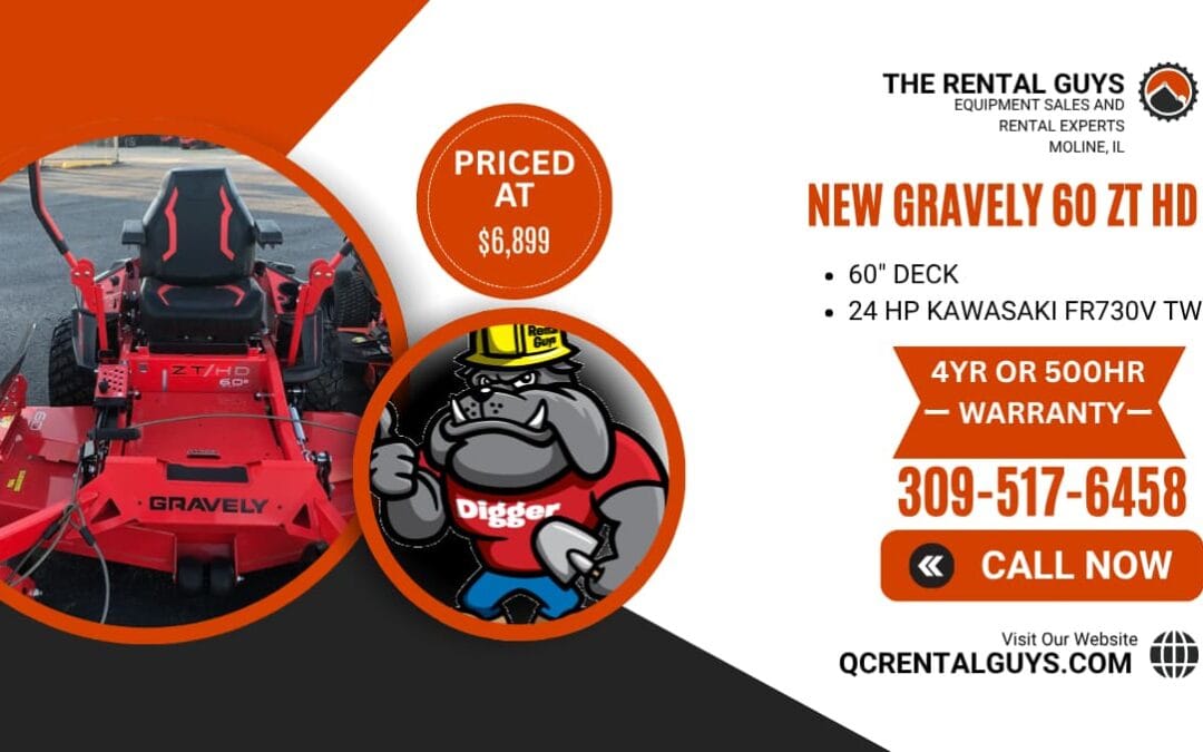 Gravely ZT HD 60″ Zero Turn Mower for Sale