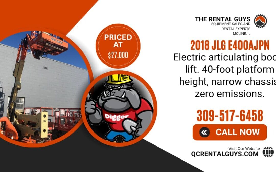 2018JLG E400AJPN Electric Boom Lift For Sale
