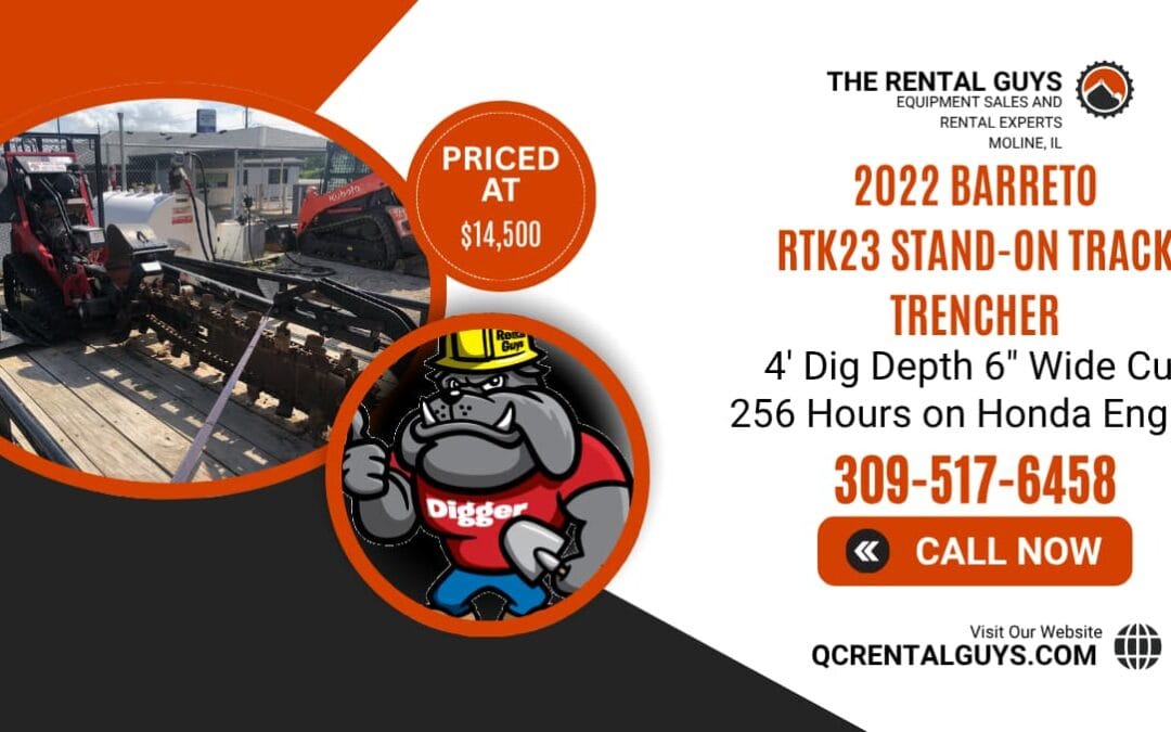 2022 Barreto RTK23 Track Trencher