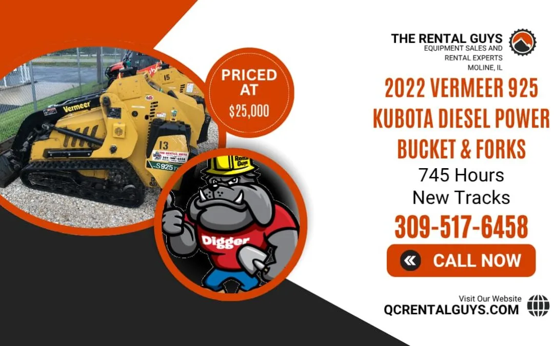 2022 Vermeer 925 Track Skidloader